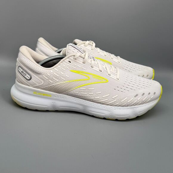 Brooks Glycerin 20 Men\'s 13 White Athletic Running Sneakers Lace-Up Low Top main image 11